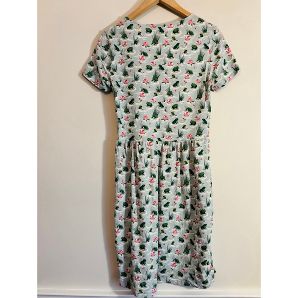 Cath Kidston Girls Size 8 Frog Flower Dress - Picture 2 of 9